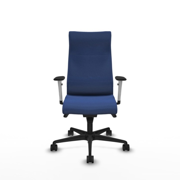 Albacete dirección sincro bali azul marino brazos 1D blancos base nailon ruedas 65 nailon