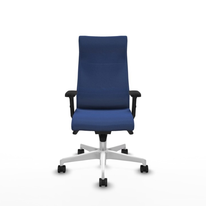 Albacete dirección sincro bali azul marino brazos 2D base blanca ruedas 65 nailon