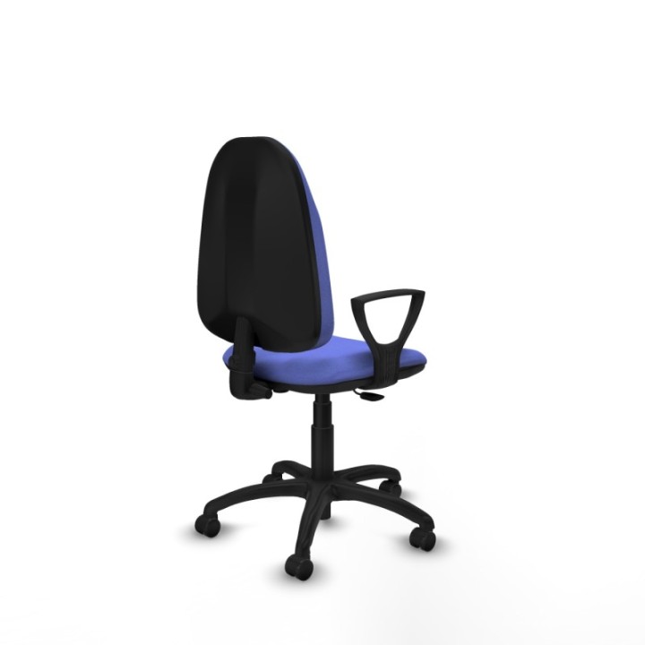 Algarra CP bali azul claro brazos fijos base poliamida ruedas autofrenantes 50mm