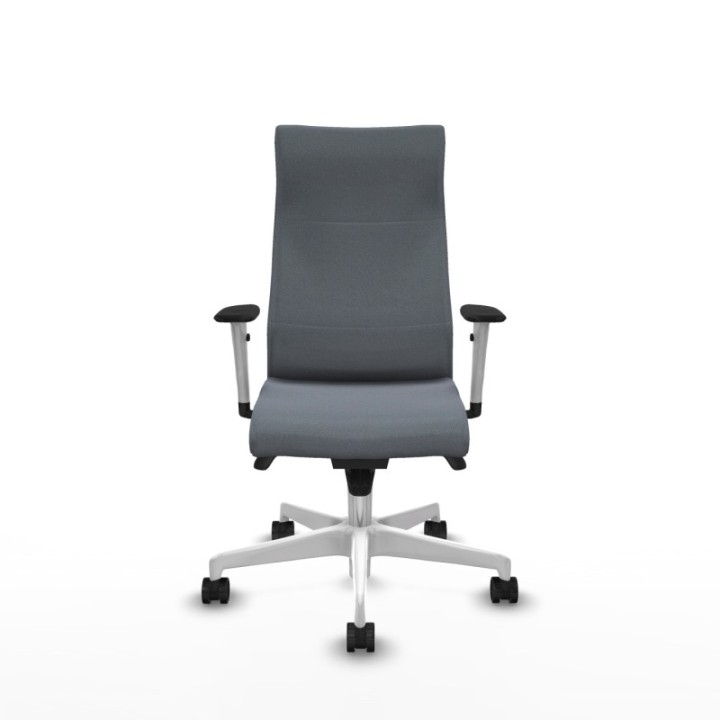 Albacete dirección sincro bali gris brazos 1D blancos base blanca ruedas 65 nailon