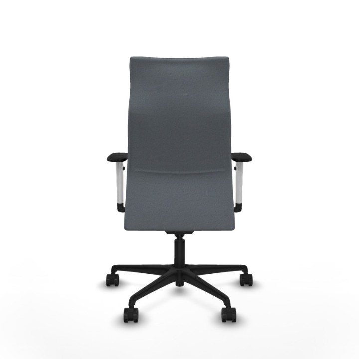 Albacete dirección sincro bali gris brazos 1D blancos base nailon ruedas 65 nailon