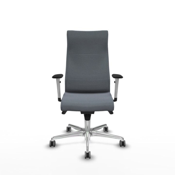 Albacete dirección sincro bali gris brazos 1D blancos base aluminio ruedas 65 engomadas