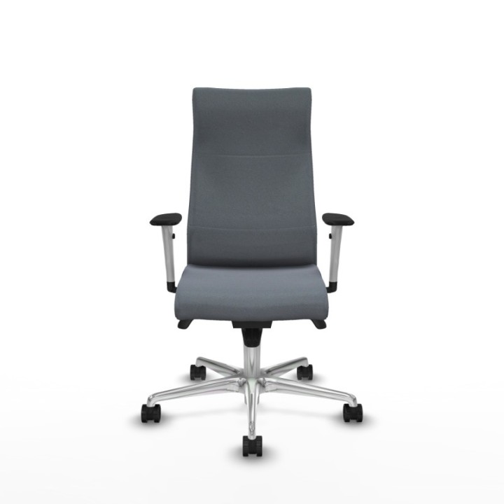 Albacete dirección sincro bali gris brazos 1D blancos base aluminio ruedas 65 nailon