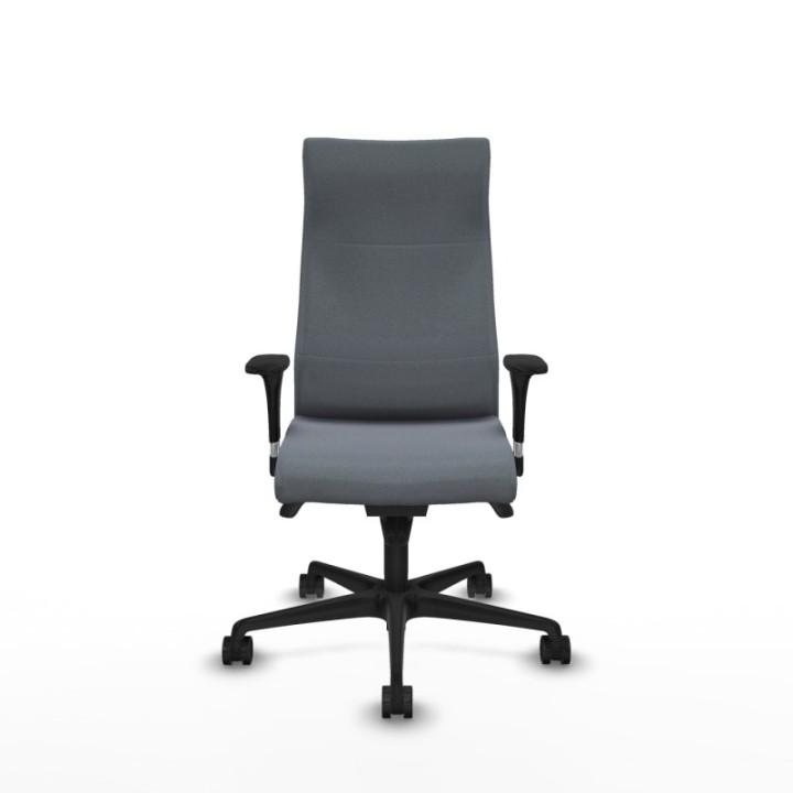 Albacete dirección sincro bali gris brazos 1D cromados base nailon ruedas 65 nailon