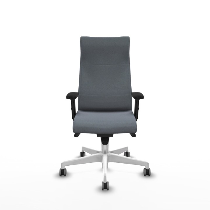 Albacete dirección sincro bali gris brazos 2D base blanca ruedas 65 engomadas