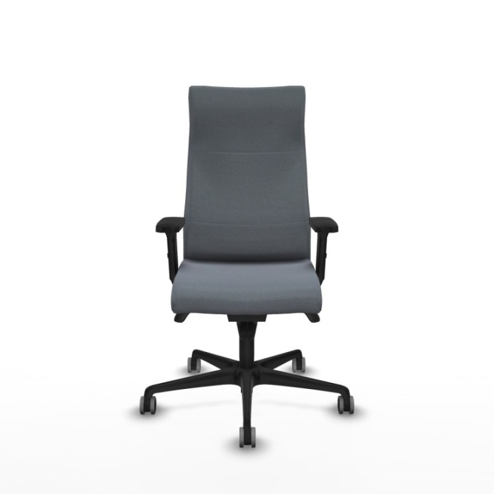 Albacete dirección sincro bali gris brazos 2D base nailon ruedas 65 engomadas