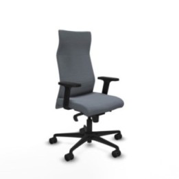 Albacete dirección sincro bali gris brazos 2D base nailon ruedas 65 nailon