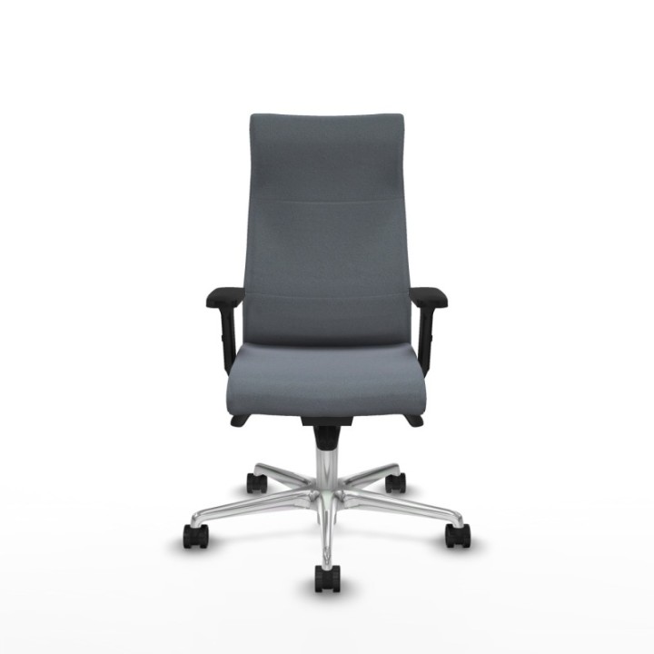 Albacete dirección sincro bali gris brazos 2D base aluminio ruedas 65 nailon