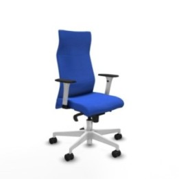 Albacete dirección sincro bali azul brazos 1D blancos base blanca ruedas 65 nailon