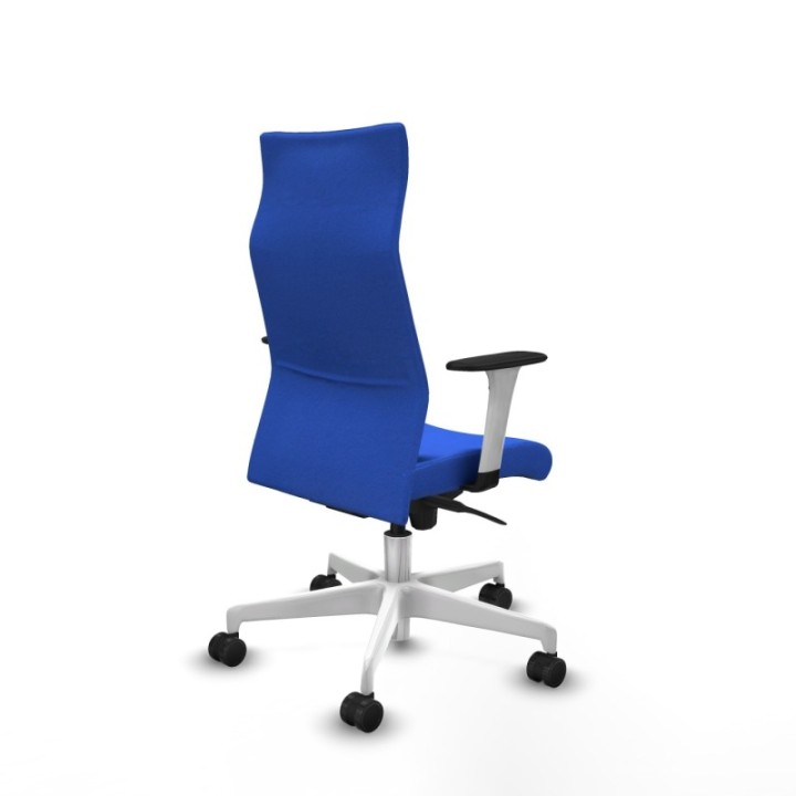 Albacete dirección sincro bali azul brazos 1D blancos base blanca ruedas 65 nailon