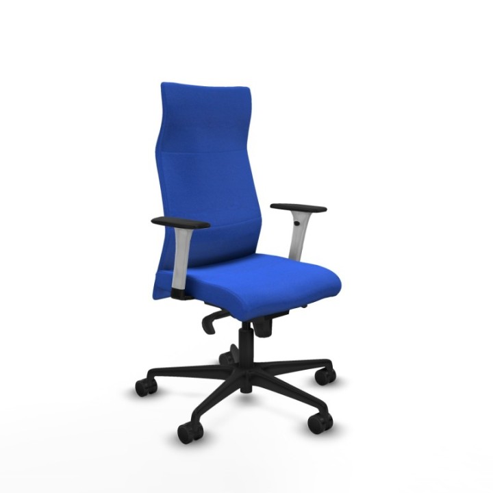 Albacete dirección sincro bali azul brazos 1D blancos base nailon ruedas 65 nailon