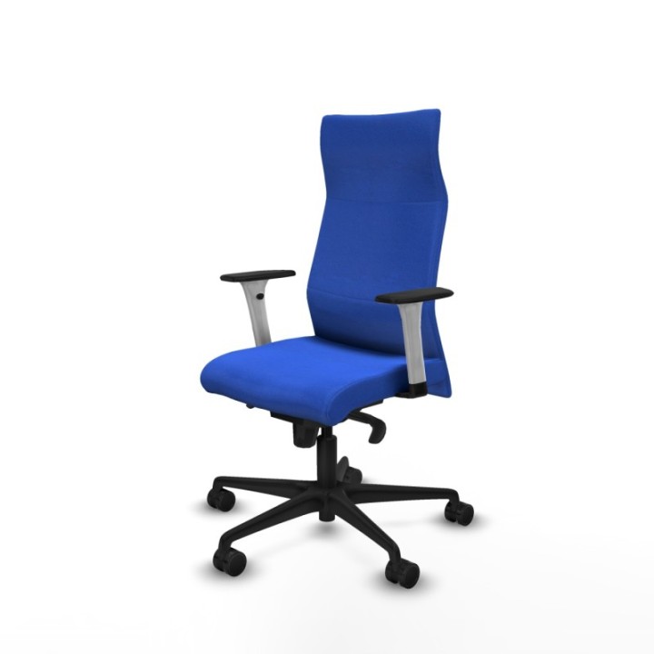 Albacete dirección sincro bali azul brazos 1D blancos base nailon ruedas 65 nailon