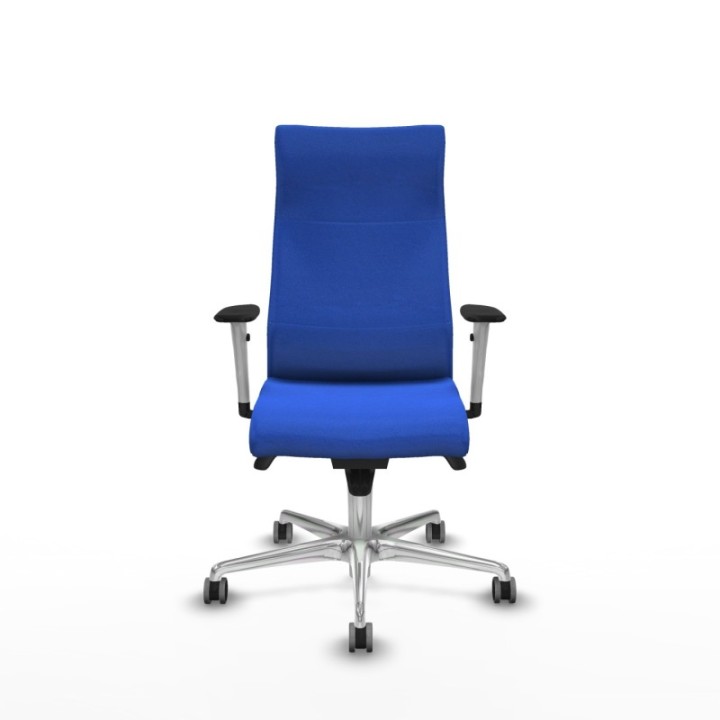 Albacete dirección sincro bali azul brazos 1D blancos base aluminio ruedas 65 engomadas