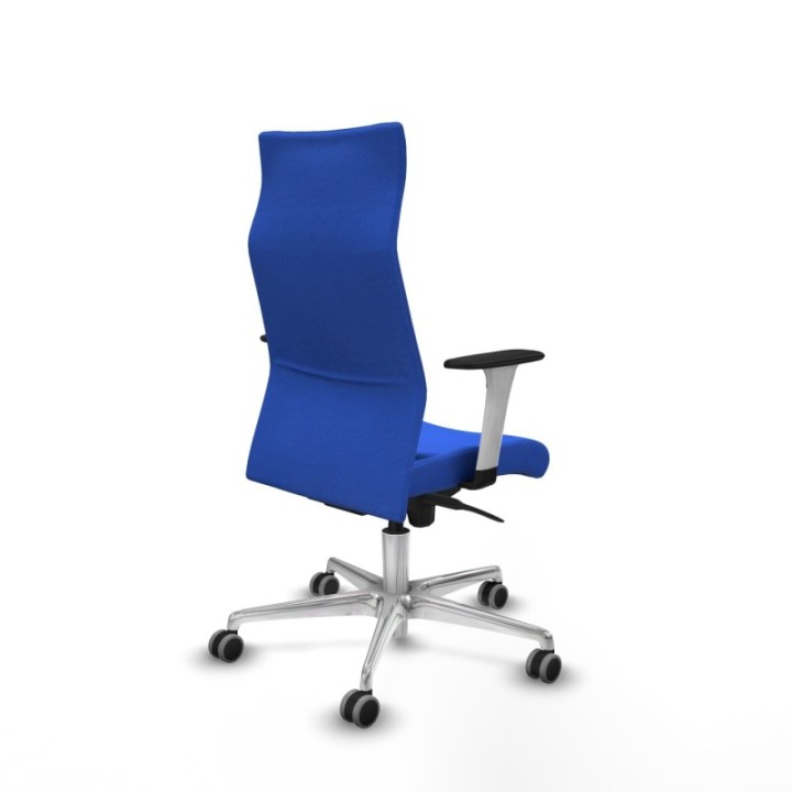 Albacete dirección sincro bali azul brazos 1D blancos base aluminio ruedas 65 engomadas