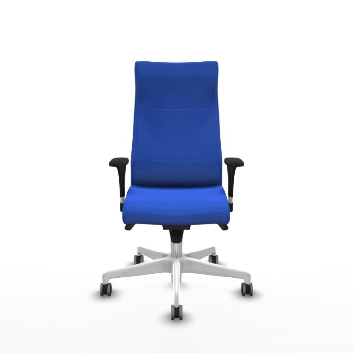 Albacete dirección sincro bali azul brazos 1D cromados base blanca ruedas 65 engomadas