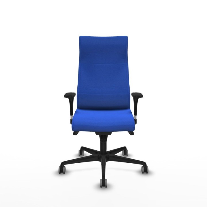 Albacete dirección sincro bali azul brazos 1D cromados base nailon ruedas 65 engomadas