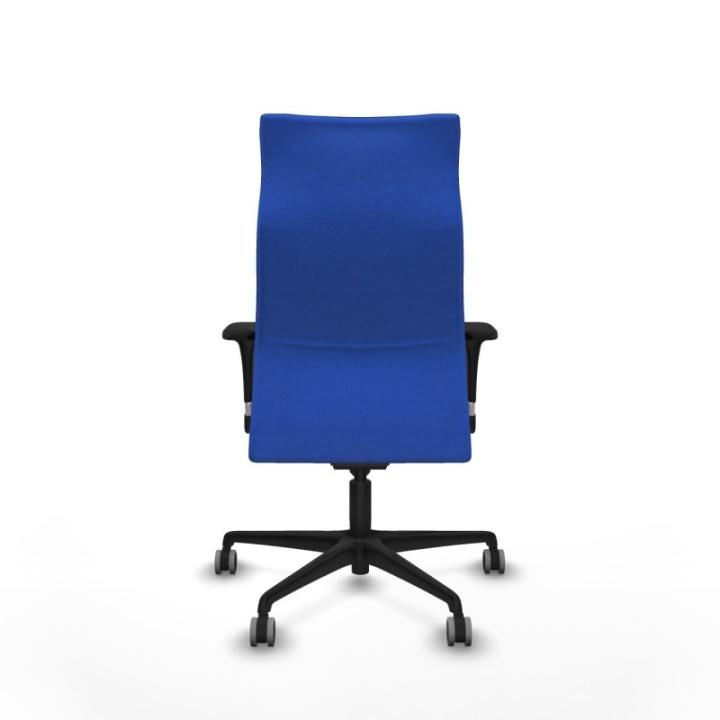 Albacete dirección sincro bali azul brazos 1D cromados base nailon ruedas 65 engomadas