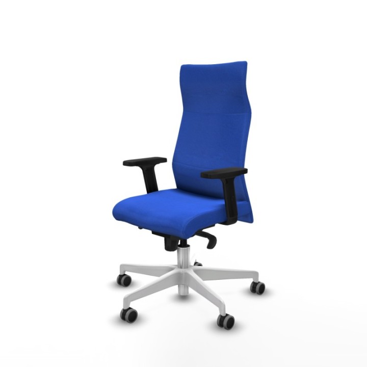 Albacete dirección sincro bali azul brazos 2D base blanca ruedas 65 engomadas