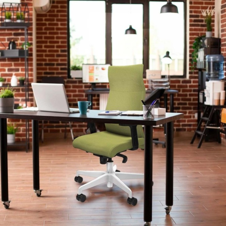 Albacete dirección sincro bali azul brazos 2D base blanca ruedas 65 nailon