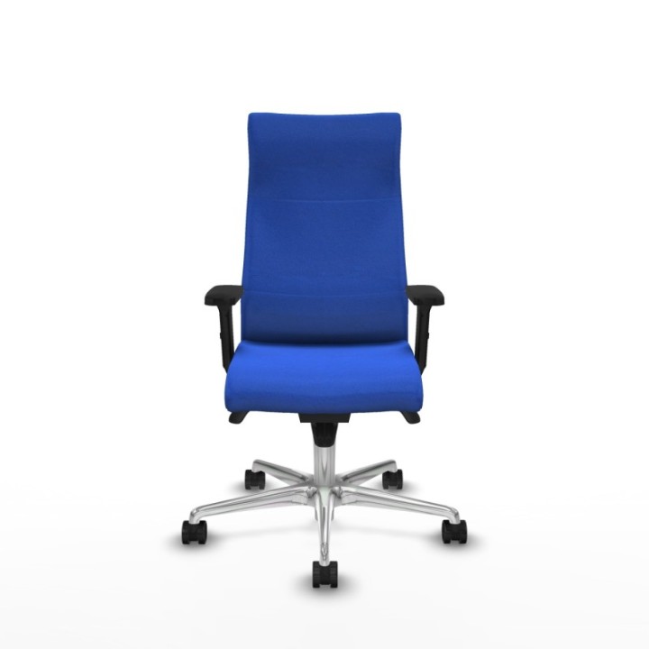 Albacete dirección sincro bali azul brazos 2D base aluminio ruedas 65 nailon