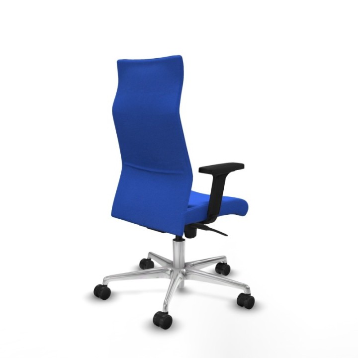 Albacete dirección sincro bali azul brazos 2D base aluminio ruedas 65 nailon