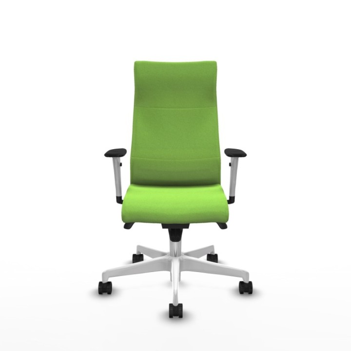 Albacete dirección sincro bali pistacho brazos 1D blancos base blanca ruedas 65 nailon