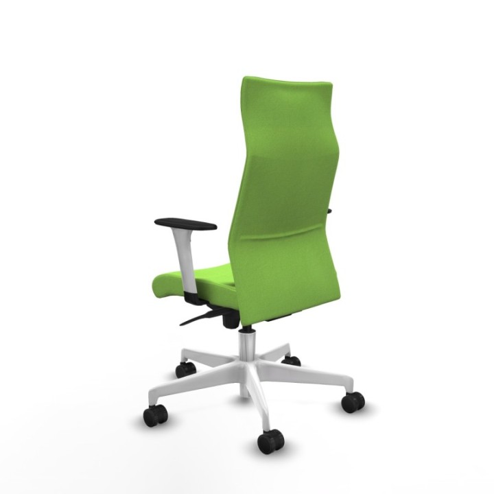 Albacete dirección sincro bali pistacho brazos 1D blancos base blanca ruedas 65 nailon