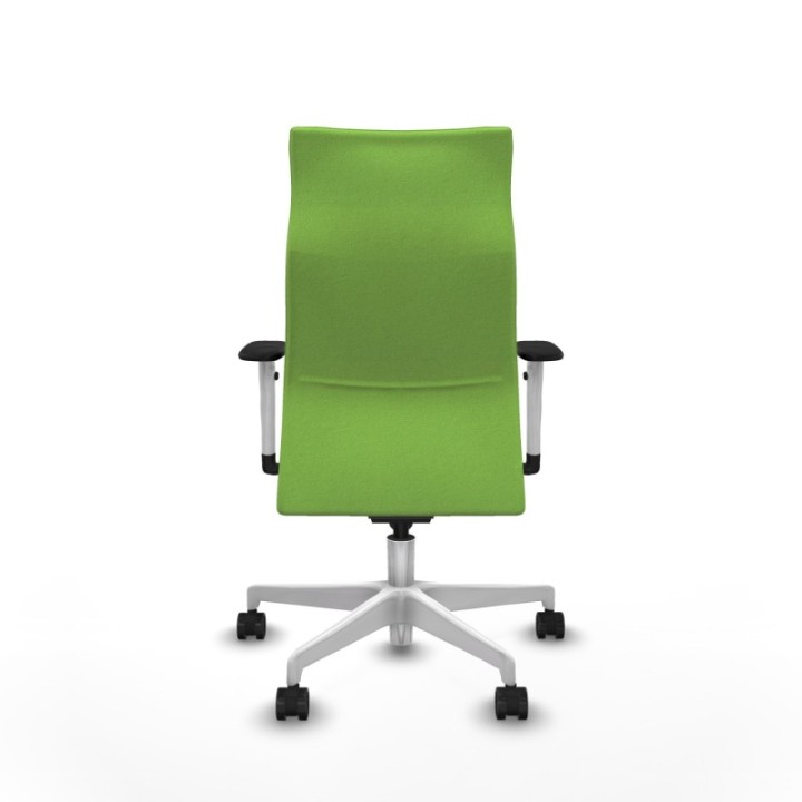 Albacete dirección sincro bali pistacho brazos 1D blancos base blanca ruedas 65 nailon