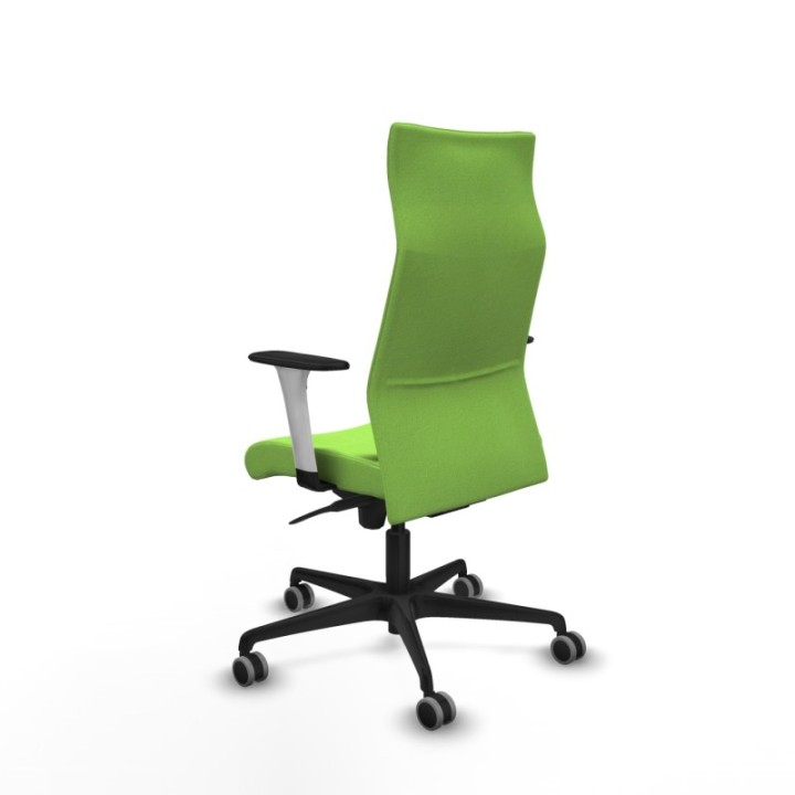 Albacete dirección sincro bali pistacho brazos 1D blancos base nailon ruedas 65 engomadas