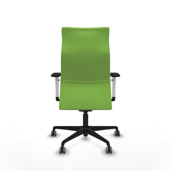 Albacete dirección sincro bali pistacho brazos 1D blancos base nailon ruedas 65 engomadas