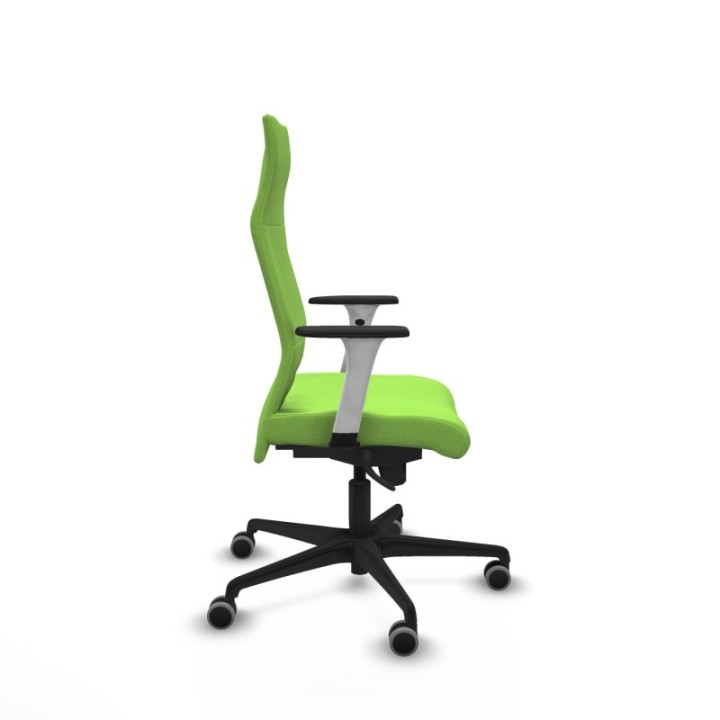 Albacete dirección sincro bali pistacho brazos 1D blancos base nailon ruedas 65 engomadas