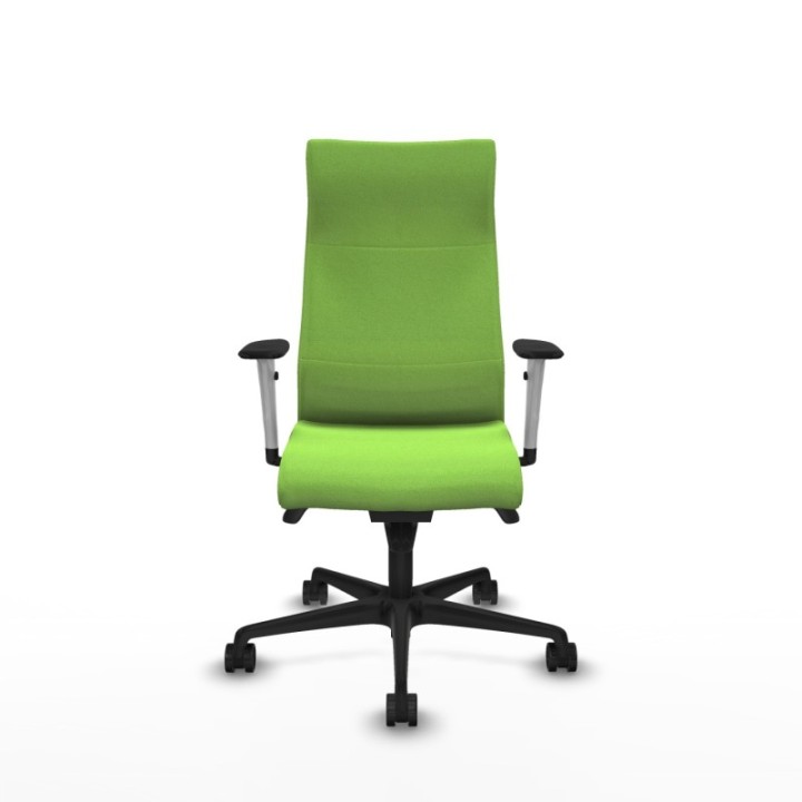 Albacete dirección sincro bali pistacho brazos 1D blancos base nailon ruedas 65 nailon