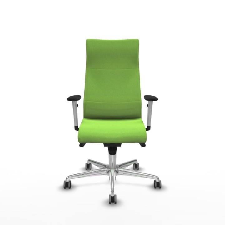 Albacete dirección sincro bali pistacho brazos 1D blancos base aluminio ruedas 65 engomadas