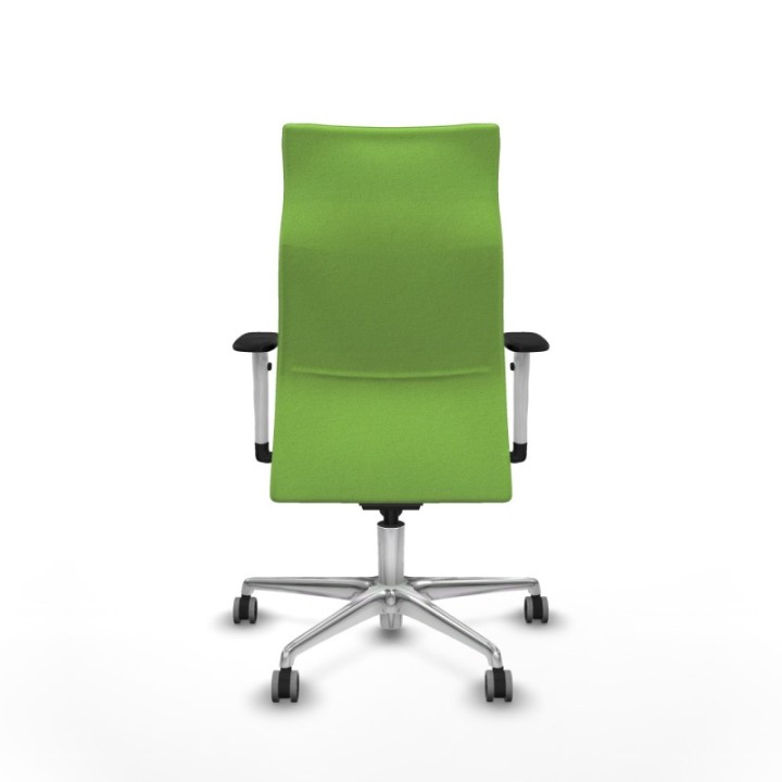 Albacete dirección sincro bali pistacho brazos 1D blancos base aluminio ruedas 65 engomadas