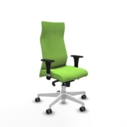 Albacete dirección sincro bali pistacho brazos 1D cromados base blanca ruedas 65 engomadas