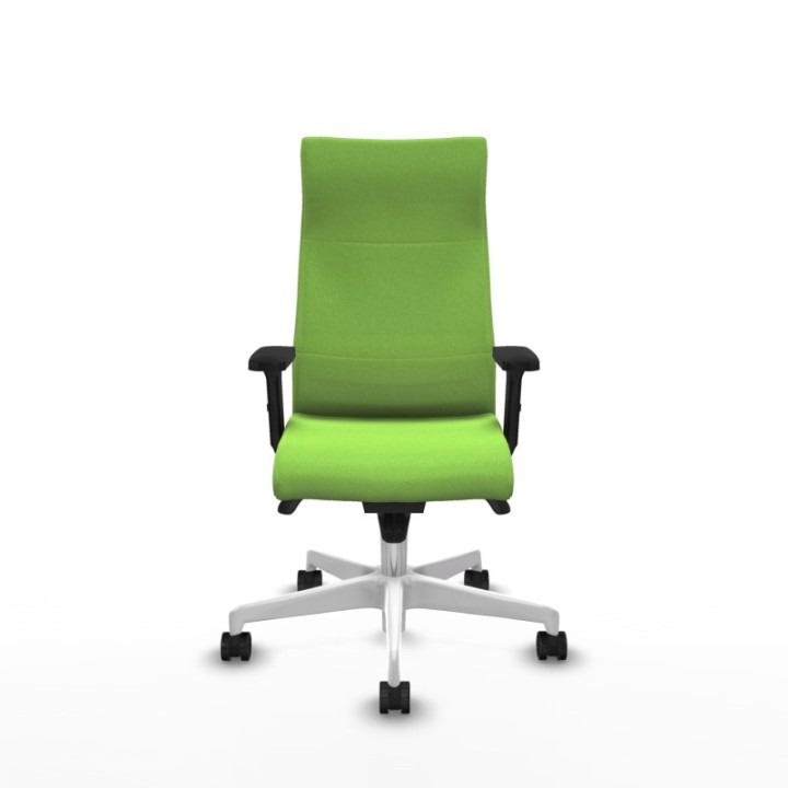 Albacete dirección sincro bali pistacho brazos 2D base blanca ruedas 65 nailon