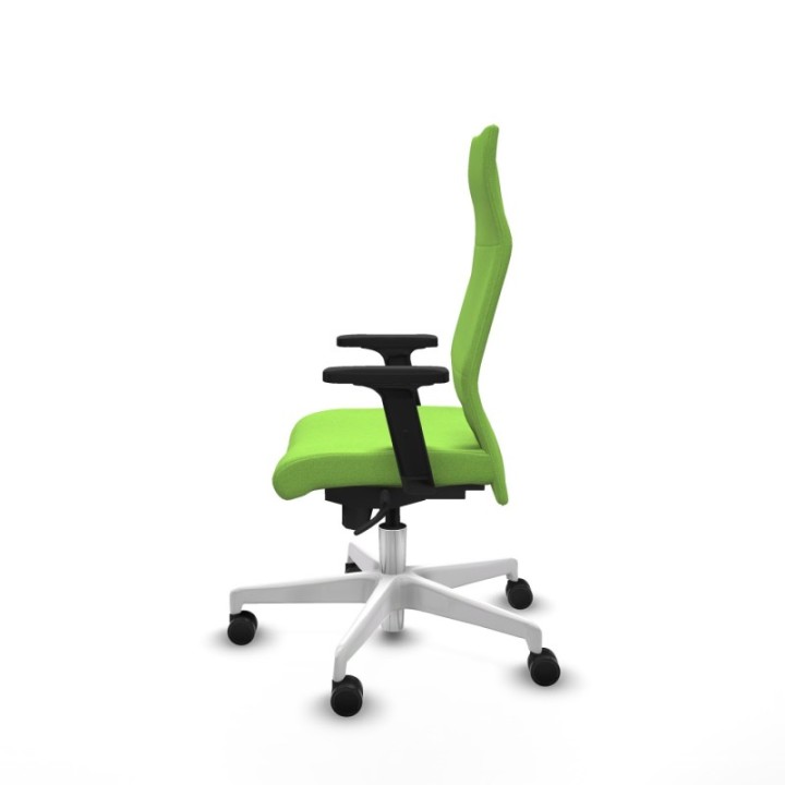 Albacete dirección sincro bali pistacho brazos 2D base blanca ruedas 65 nailon