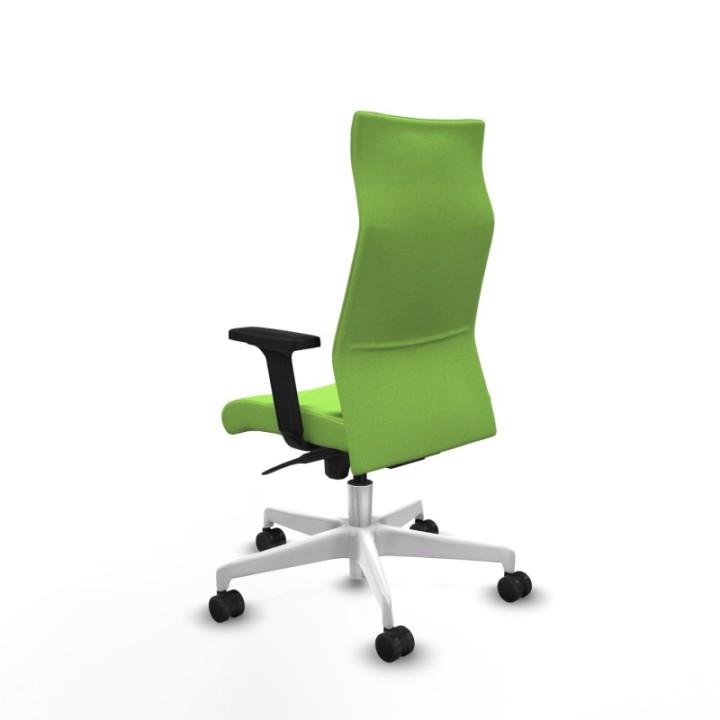 Albacete dirección sincro bali pistacho brazos 2D base blanca ruedas 65 nailon