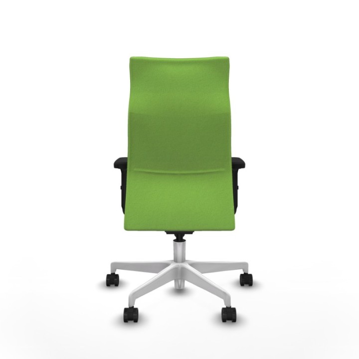 Albacete dirección sincro bali pistacho brazos 2D base blanca ruedas 65 nailon