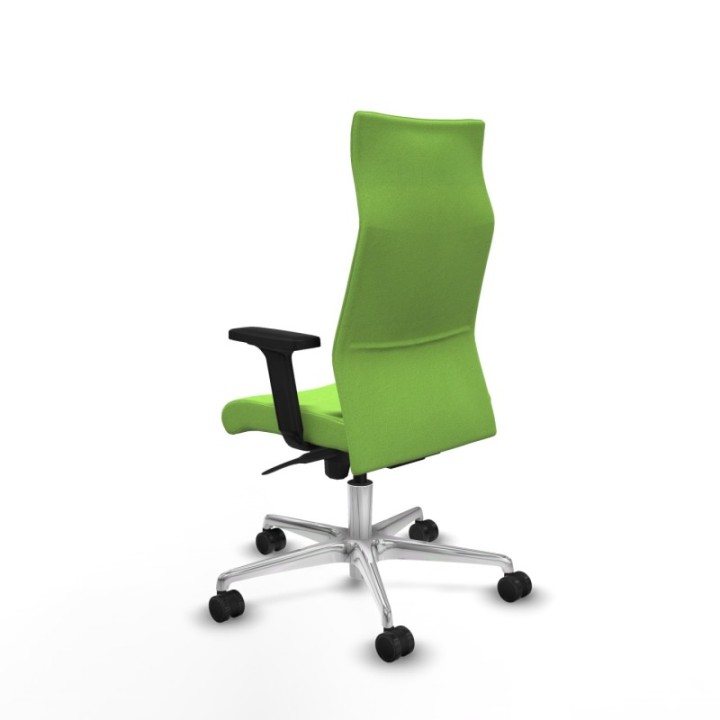 Albacete dirección sincro bali pistacho brazos 2D base aluminio ruedas 65 nailon