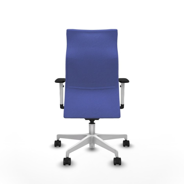 Albacete dirección sincro bali azul claro brazos 1D blancos base blanca ruedas 65 nailon