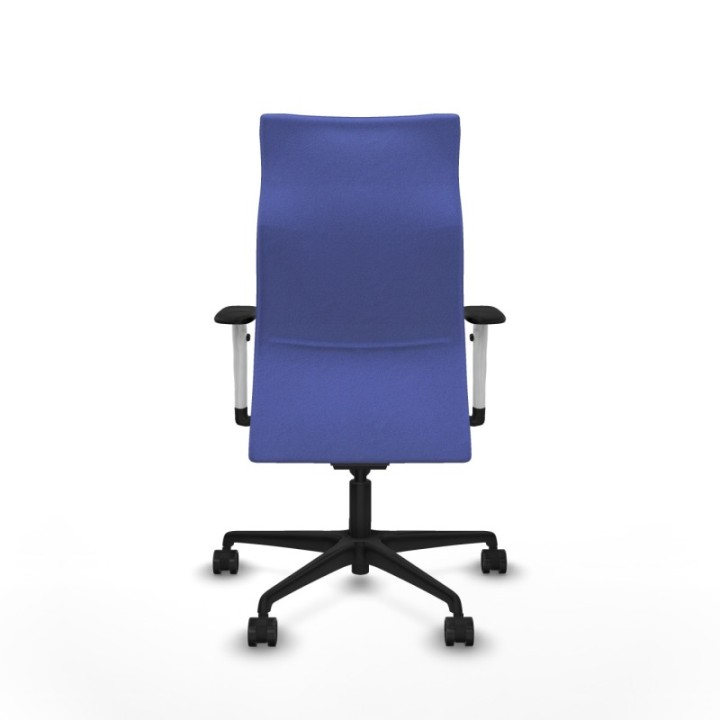 Albacete dirección sincro bali azul claro brazos 1D blancos base nailon ruedas 65 nailon