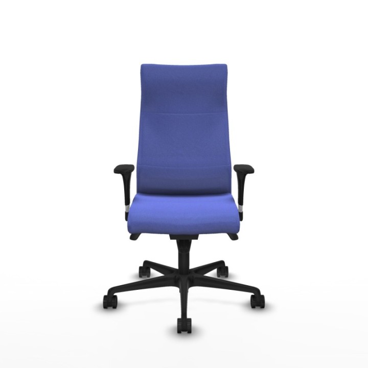 Albacete dirección sincro bali azul claro brazos 1D cromados base nailon ruedas 65 nailon