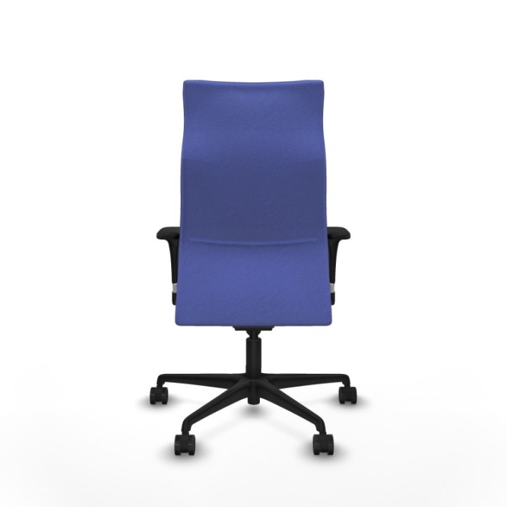 Albacete dirección sincro bali azul claro brazos 1D cromados base nailon ruedas 65 nailon