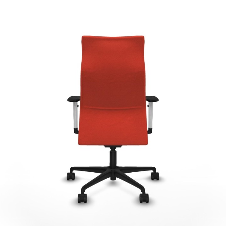 Albacete dirección sincro bali naranja oscuro brazos 1D blancos base nailon ruedas 65 nailon