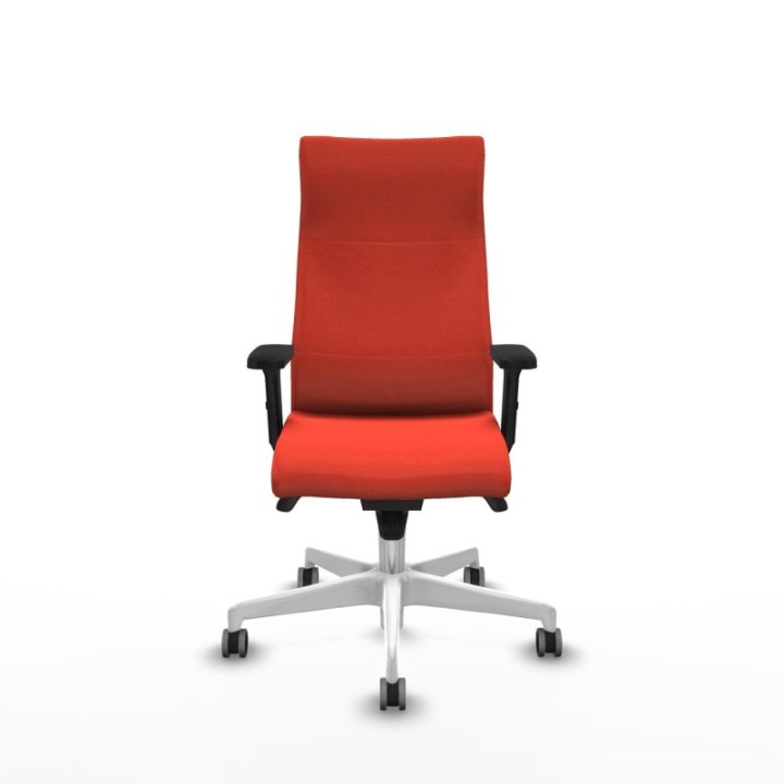 Albacete dirección sincro bali naranja oscuro brazos 2D base blanca ruedas 65 engomadas