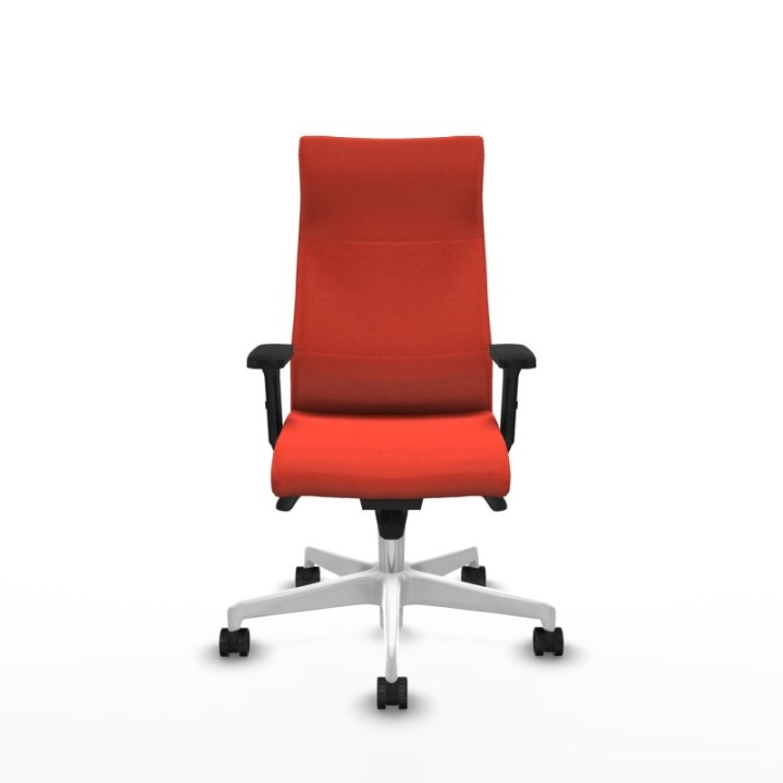 Albacete dirección sincro bali naranja oscuro brazos 2D base blanca ruedas 65 nailon