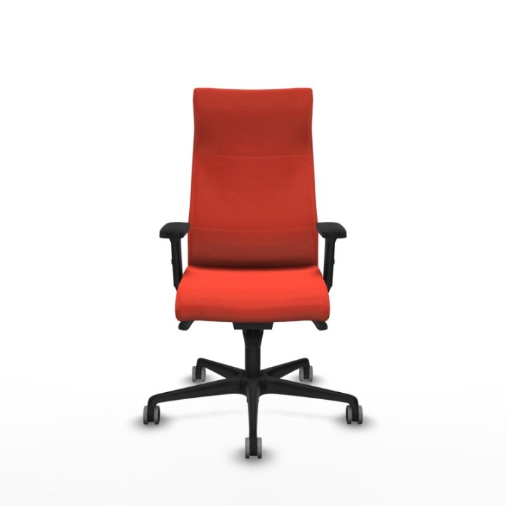 Albacete dirección sincro bali naranja oscuro brazos 2D base nailon ruedas 65 engomadas