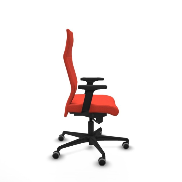 Albacete dirección sincro bali naranja oscuro brazos 2D base nailon ruedas 65 engomadas