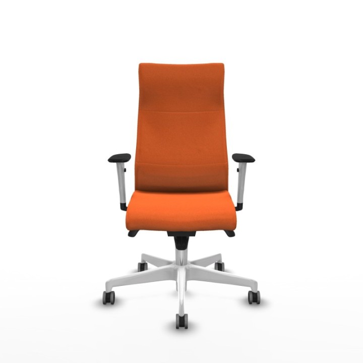 Albacete dirección sincro bali naranja brazos 1D blancos base blanca ruedas 65 engomadas